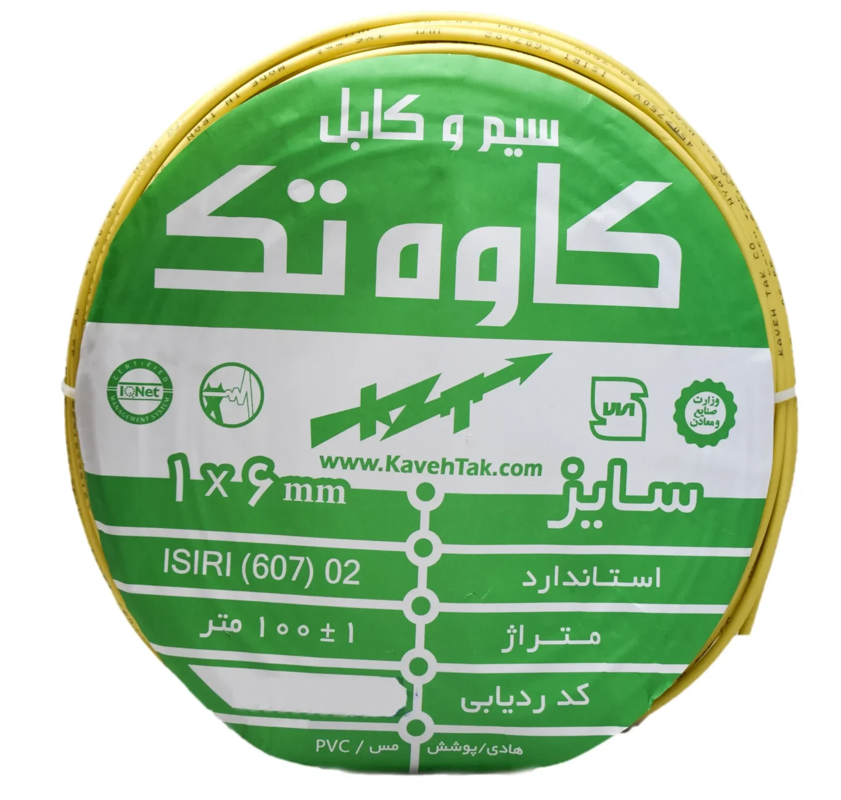 سیم و کابل کاوه تک ،سایز 1×6